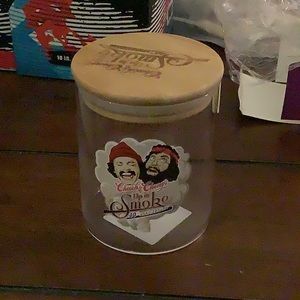 Cheech and Chong “Up in Smoke” glass Jar